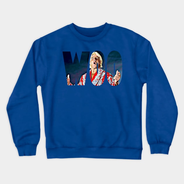 Ric Flair Woo! Crewneck Sweatshirt by Tomorrowland Arcade